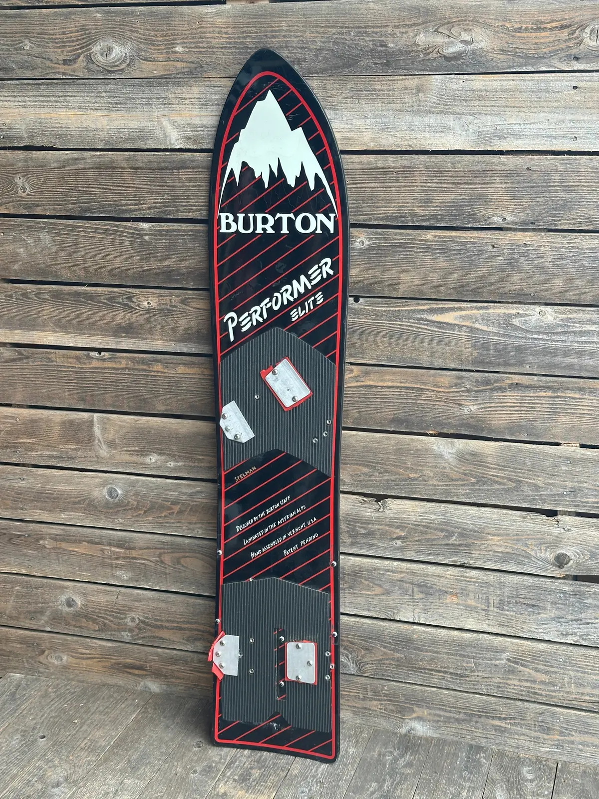 Vintage 1985 Burton Performer Elite Snowboard 1