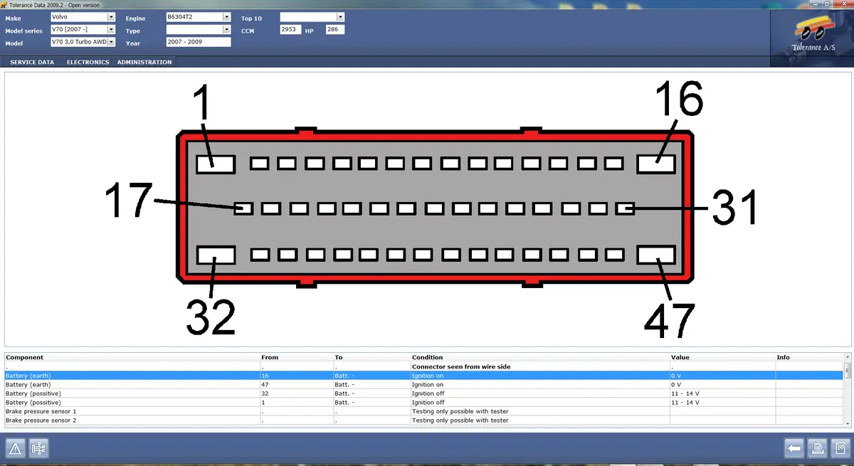 Tolerance Data 2009 Software - Repair Data And Wiring Diagrams - Latest Version Up To 4 Pc's 2
