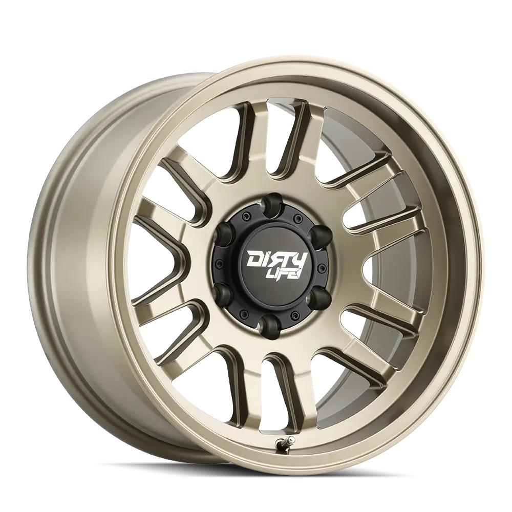Dirty Life 17X9 0P 6X114.3 Cb66.1 Canyon Satin Gold Dnr 1