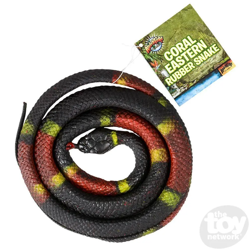 48" Rubber Eastern Coral Snake 1