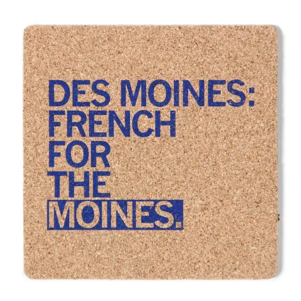 French Cork Coaster 1
