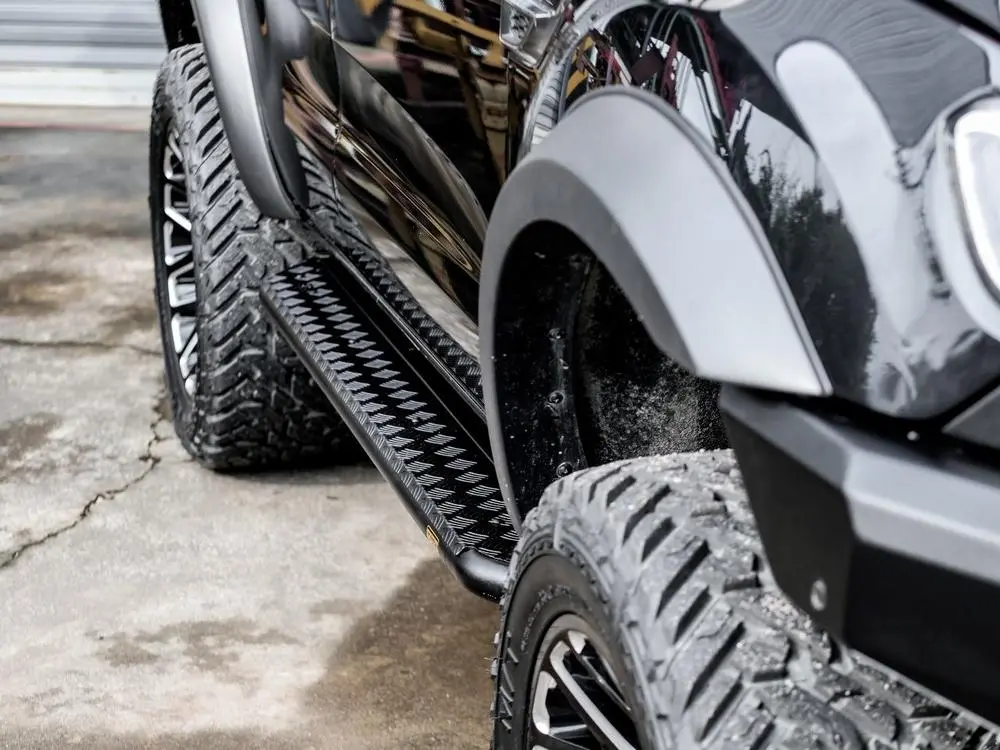 Piak Side Step (Can Use For Rails, Black) For Ford Everest (6/2022 On) 2