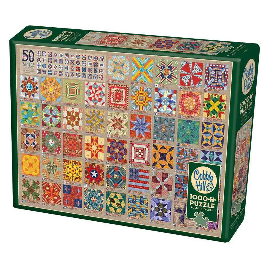 50 States Quilt Blocks 1000Pc 1