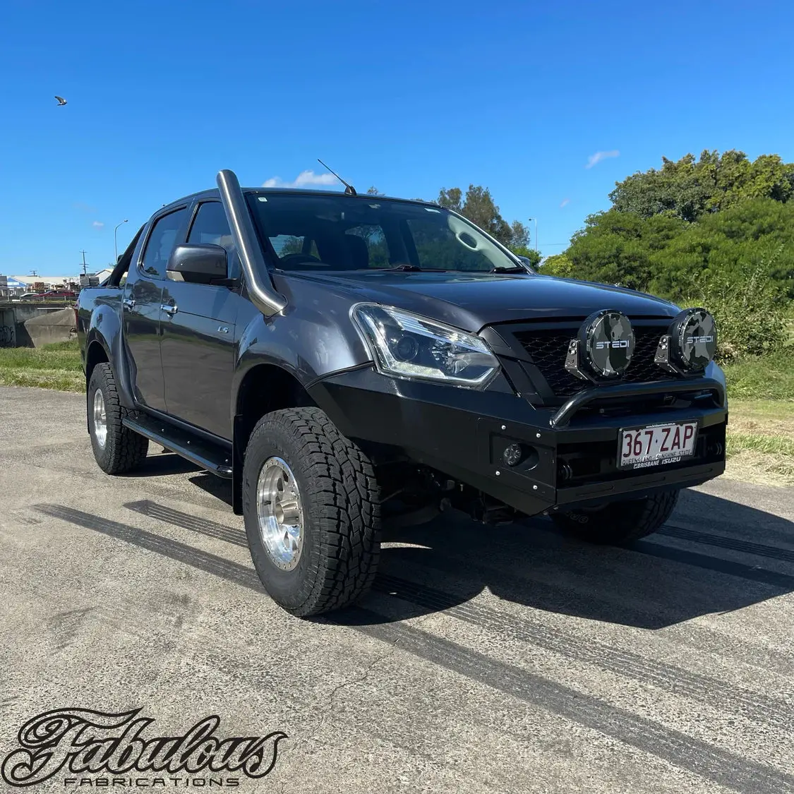 Isuzu Dmax 2012-2020 Stainless Snorkel (Short Entry Or Mid Entry) 1