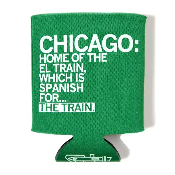 El Train Text Can Cooler 1