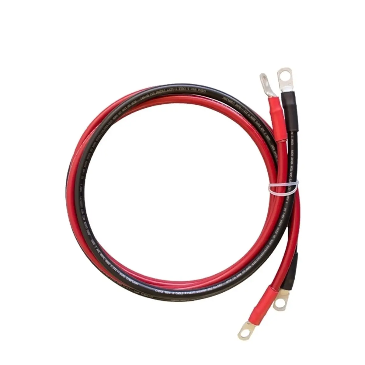 Renogy Battery To Inverter Cables 5Ft/1.5M 25Mm²/4Awg For 3/8 In Lugs 1