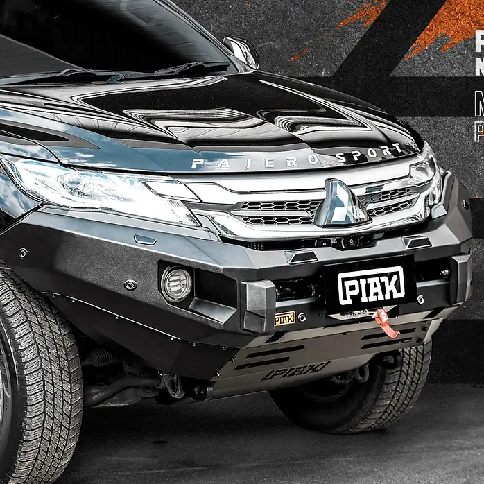 Piak Elite Non Looped Winch Bar - Mitsubishi Pajero Sport (2016+) 1