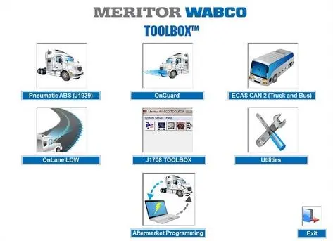 Meritor Wabco Toolbox 12.6 - Abs And Hydraulic Power Brake (Hpb) Diagnostics Software 2018 1