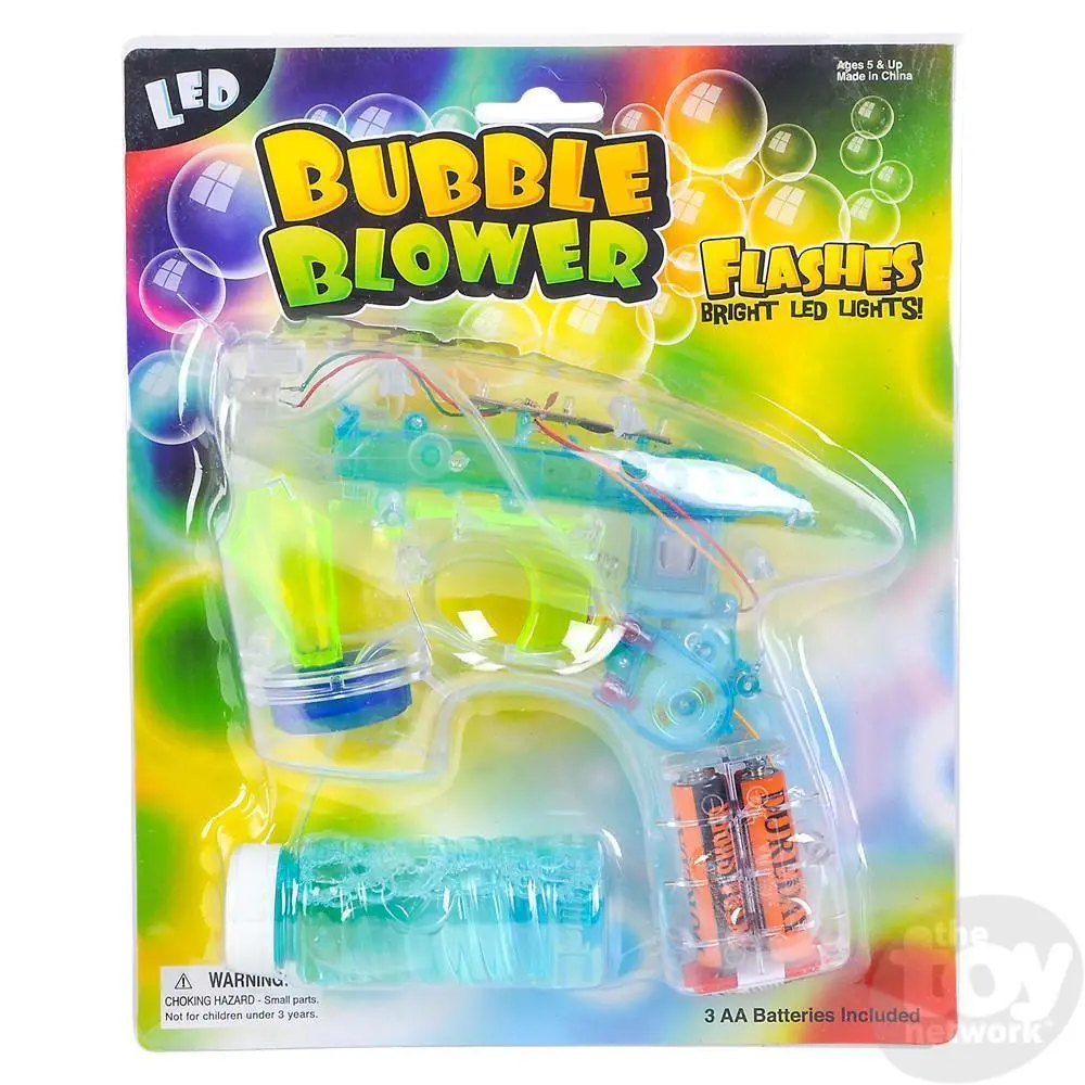 7" Transparent Light-Up Bubble Blaster 1