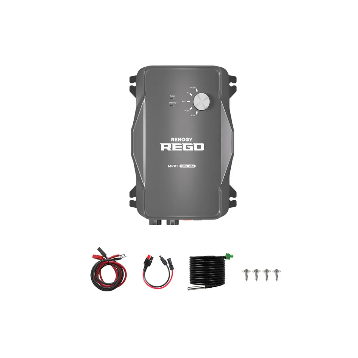 Rego 12V 60A Mppt Charge Controller With 1*10Ft 6Awg Anderson Cables 1