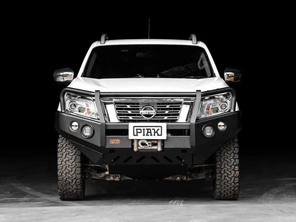 Piak Premium Loop Bar (Black Recovery Points & Bash Plate) For Nissan Navara D23/Np300 (3/2015 To 12/2020) 1