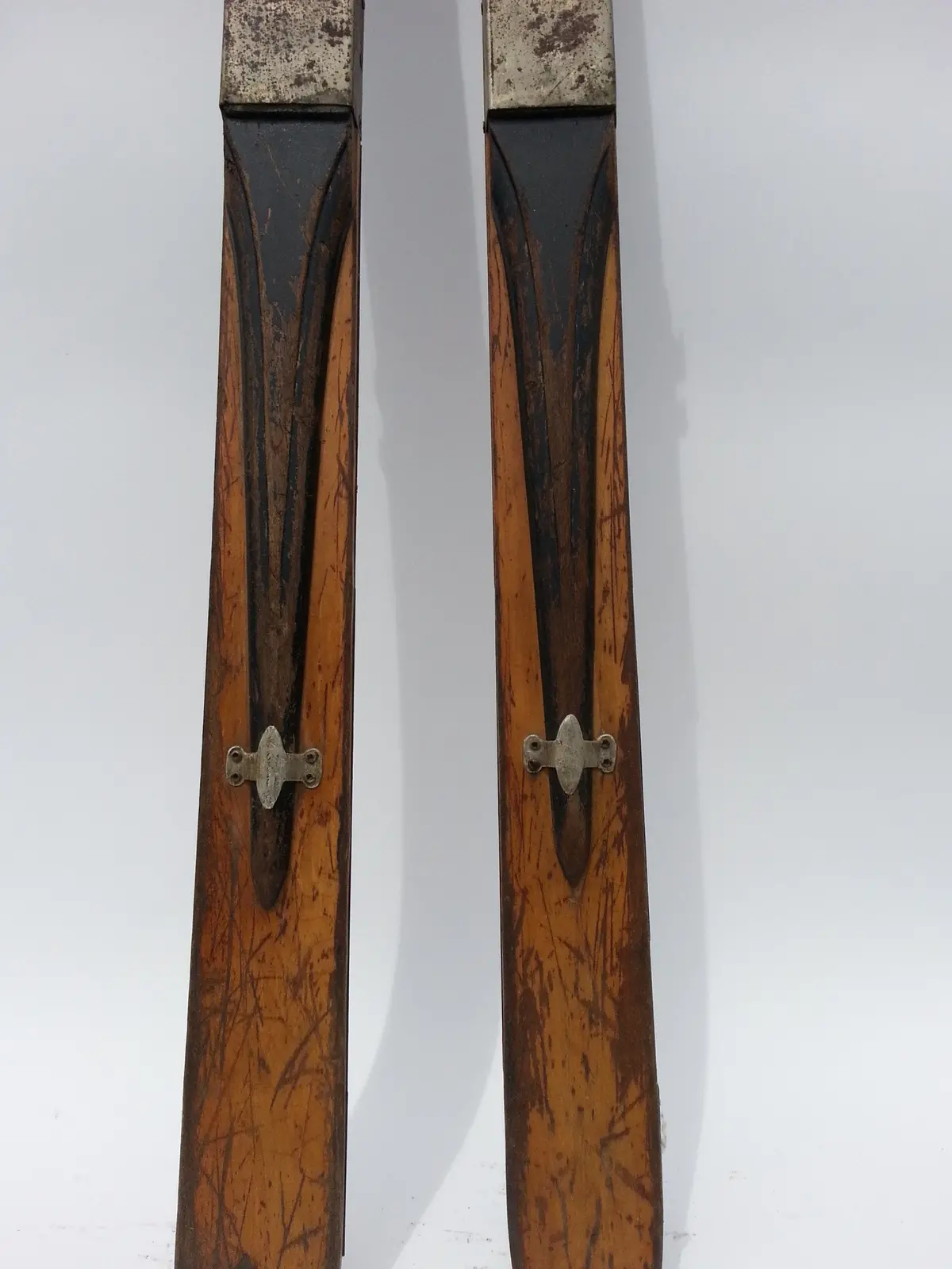 Clements Vintage Slalom Racing Wood Skis 2