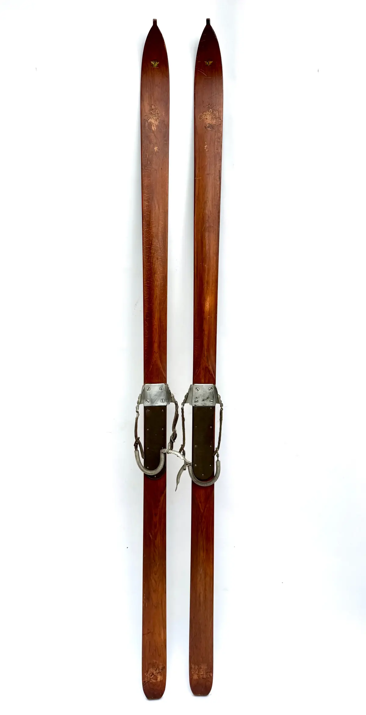 Antique Wooden Groswold Skis 1