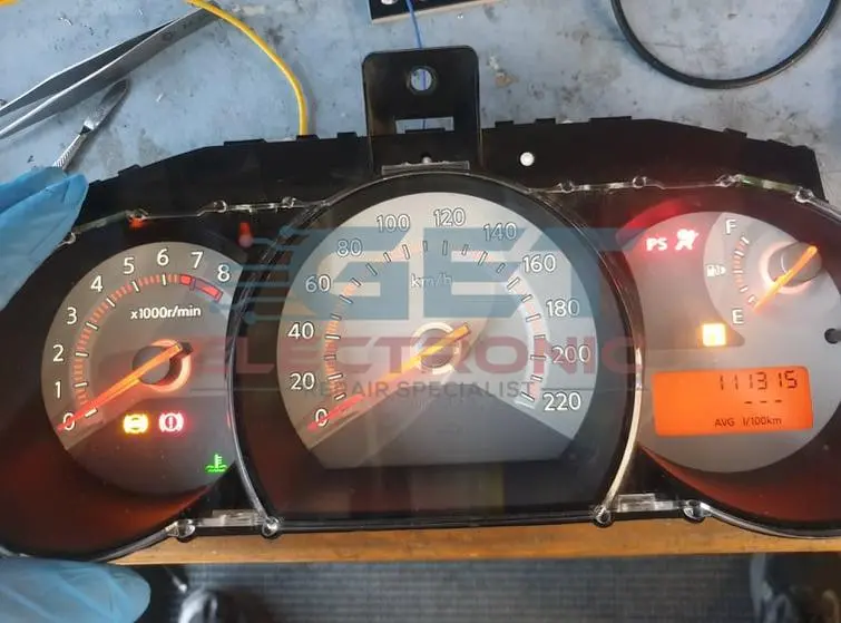 Nissan Tiida C11 Cluster 2005- 2009   Backlight  Repair 1