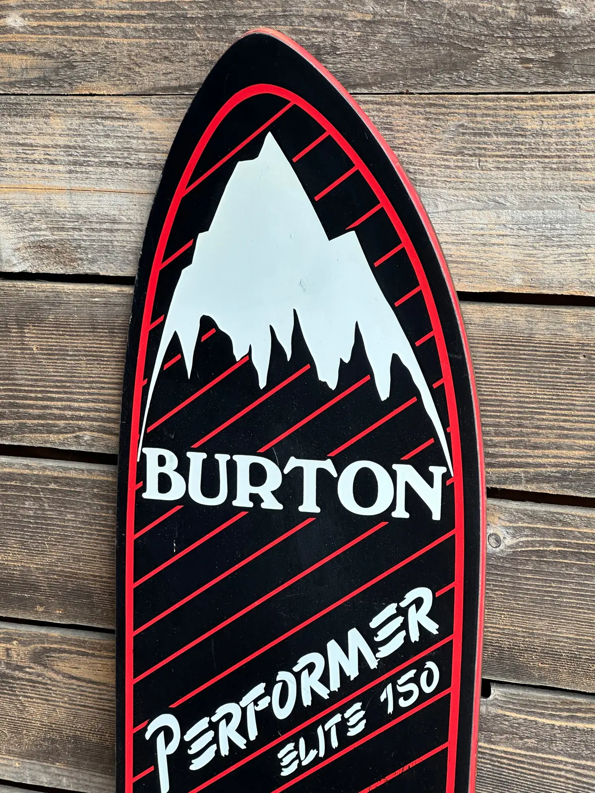Vintage 1985 Burton Performer Elite Snowboard 2 1