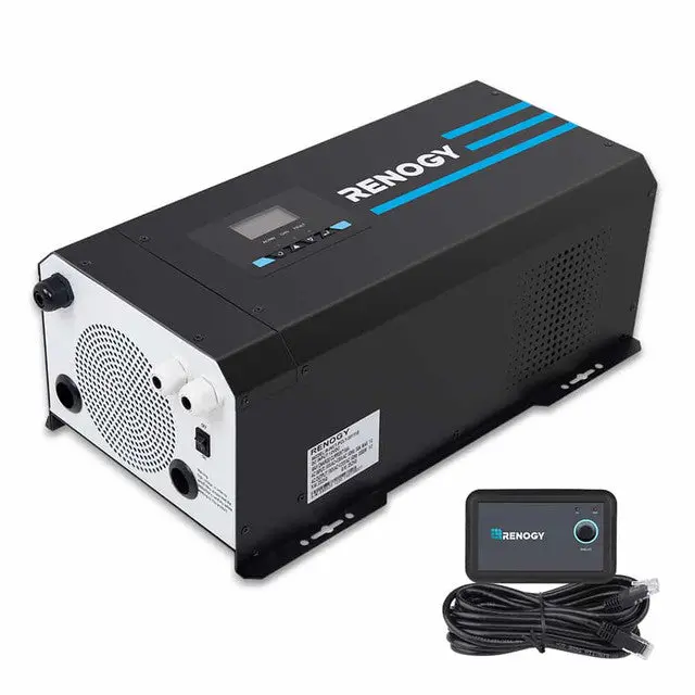 Renogy 2000W Ac - Dc, Dc - Ac Pure Sine Wave Inverter W/ Lcd 1