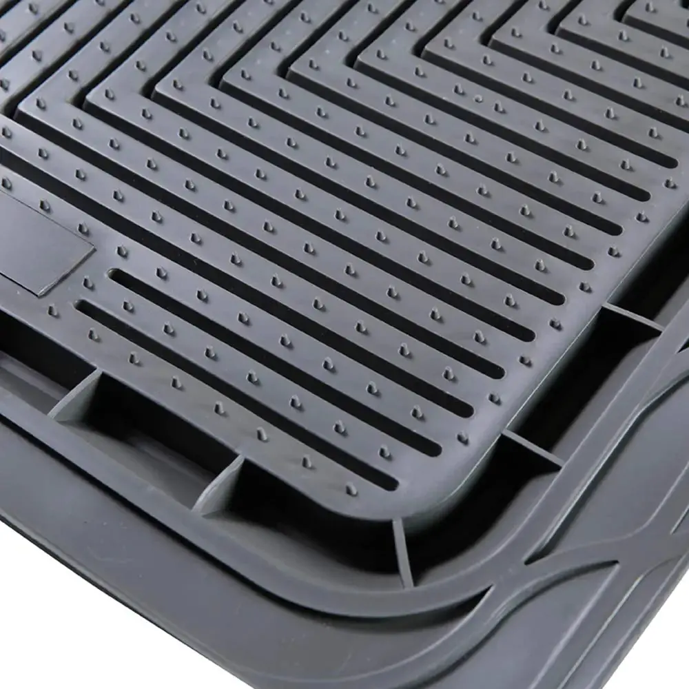 Bushranger Mud Tamer Floor Mats - Charcoal - Front 2