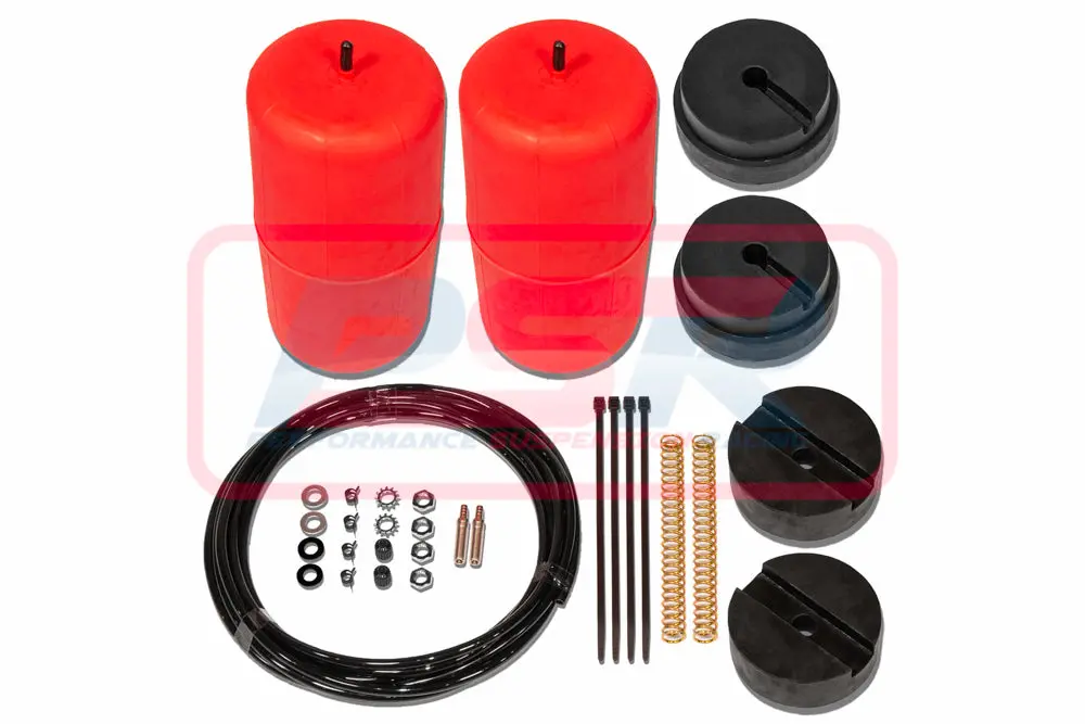 Ford Maverick Lwb & Cab Chassis (2" Raised) (Coil Spring Rear) 1988-1994 Polyair Red Bag Airbag Kit 1