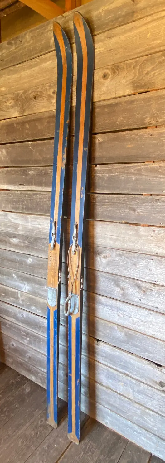 Antique Jumping Skis 1