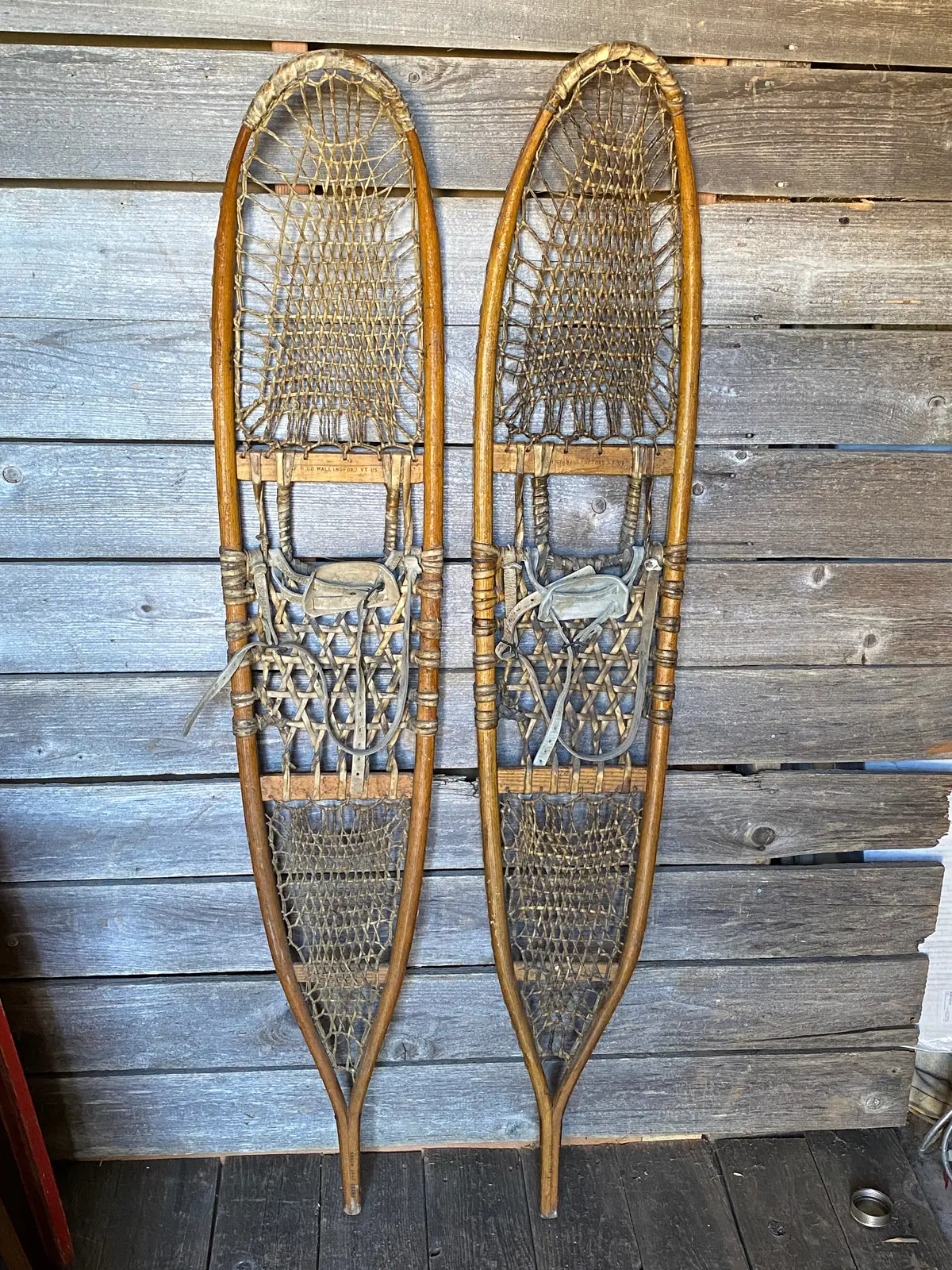 Afh Wallingford Vt Usa Military Snowshoes - Wwii 1