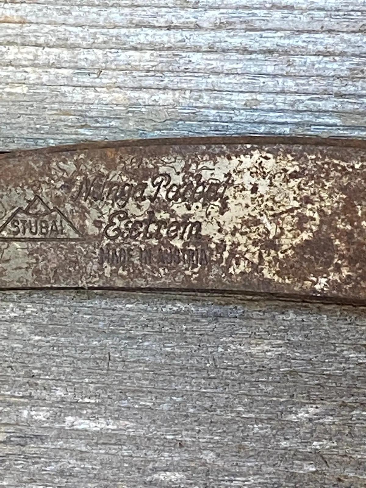 Antique Austrian Stubai Wooden Ice Axe 2