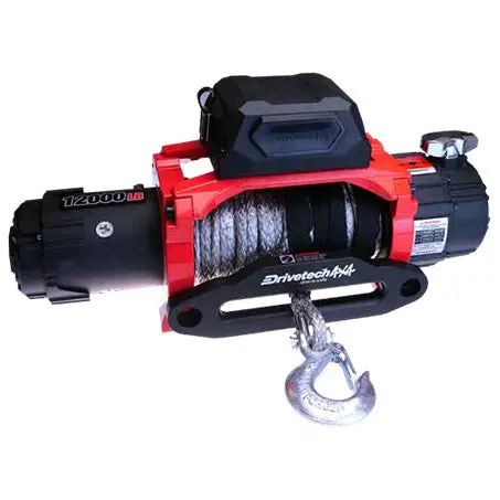 Drivetech 4X4 Dual Speed Winch With Synthetic Rope 1