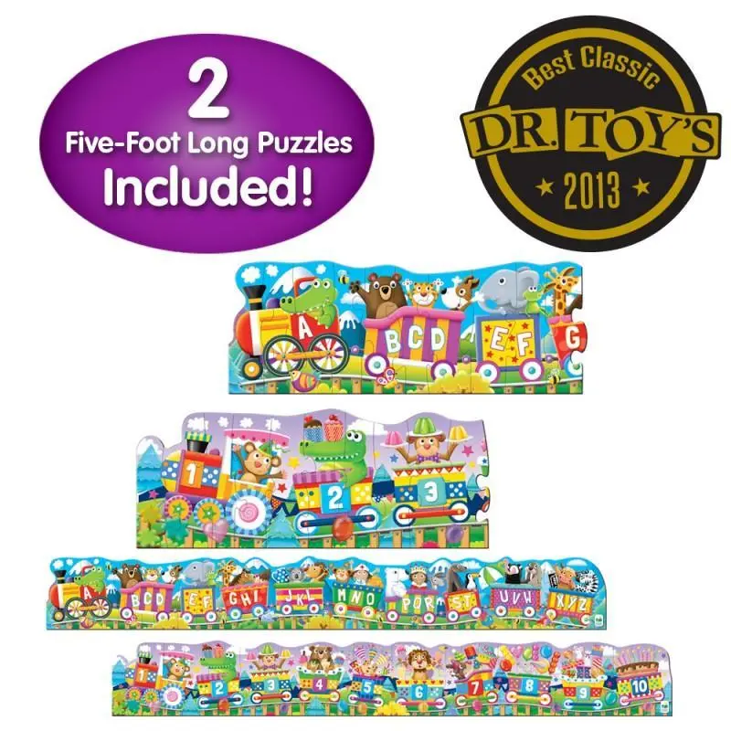 Abc/123 Train Puzzle 1
