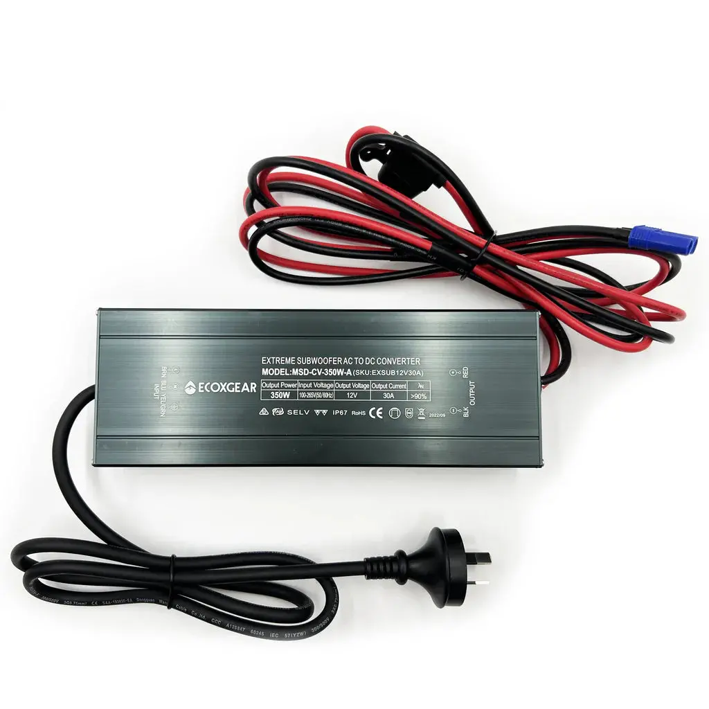 Ecoxgear Extreme Subwoofer Es08 Ac To Dc Converter - Home Power Supply 1