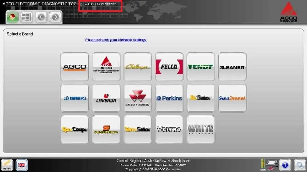 Agco Edt Electronic Diagnostic Tool 1.99 - Activation For All Brands - New 2021 Version 1