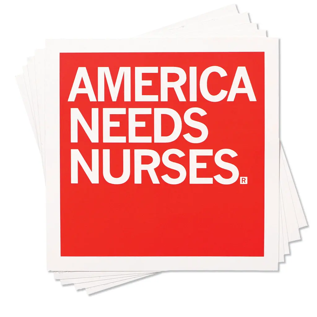America Needs Nurses Sticker 1