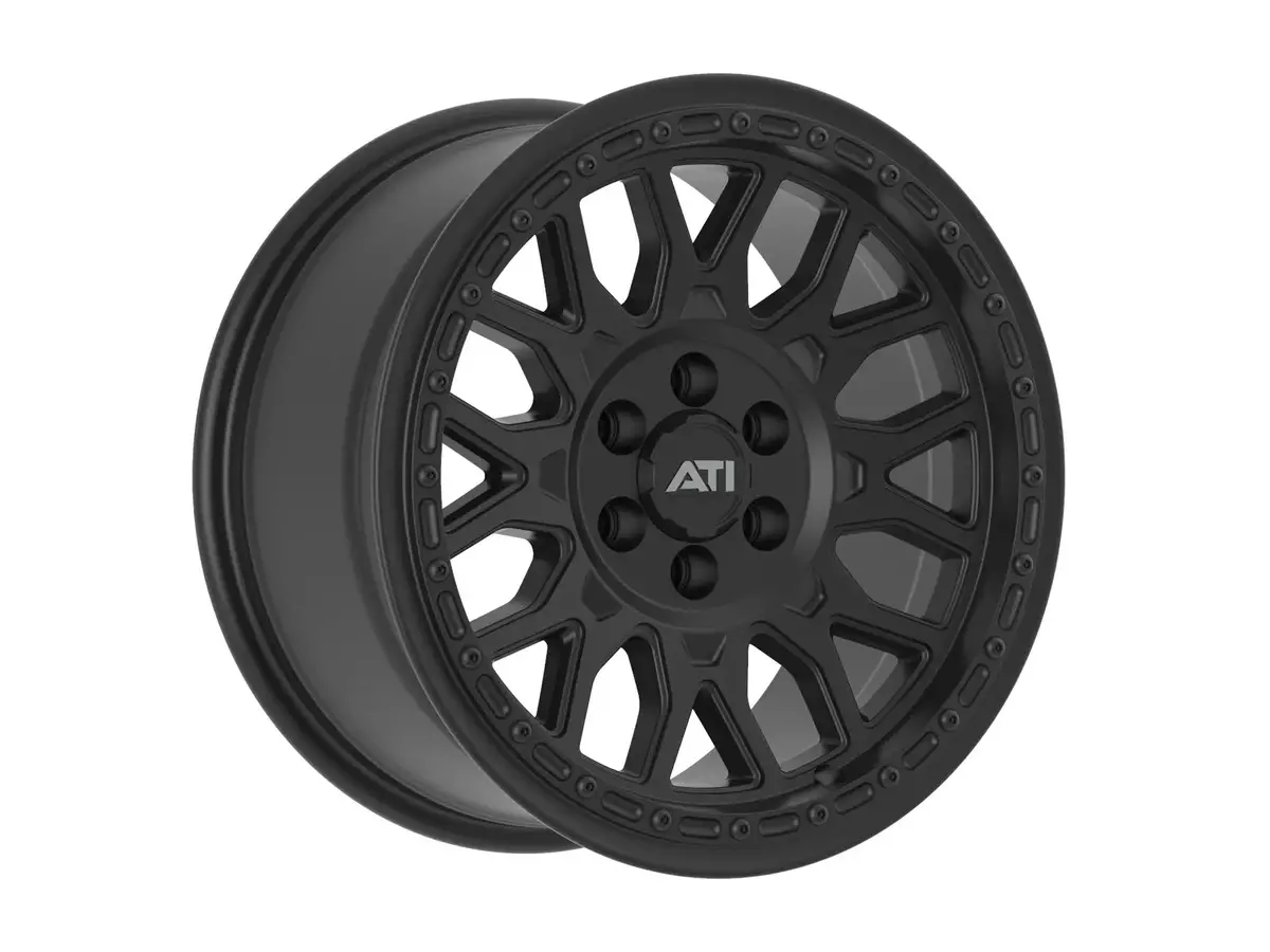 Ati Industries At-01 17X8.5 Hybrid Beadlock Wheel - Black 6X139.7 Offset 0 - Black Hardware Kit No Rin 1
