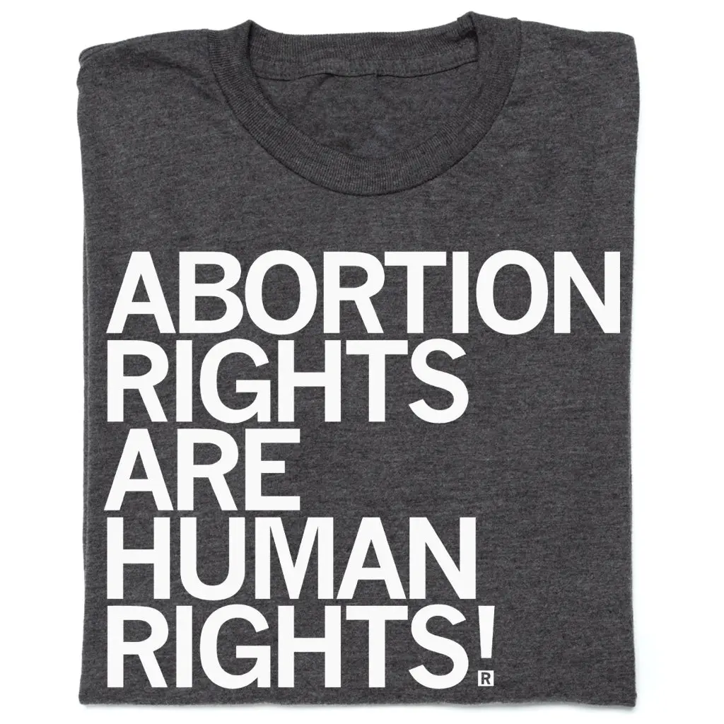 Abortion Rights Are Human Rights Charcoal 1