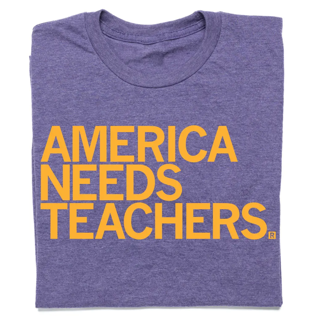 America Needs Teachers Purple 1