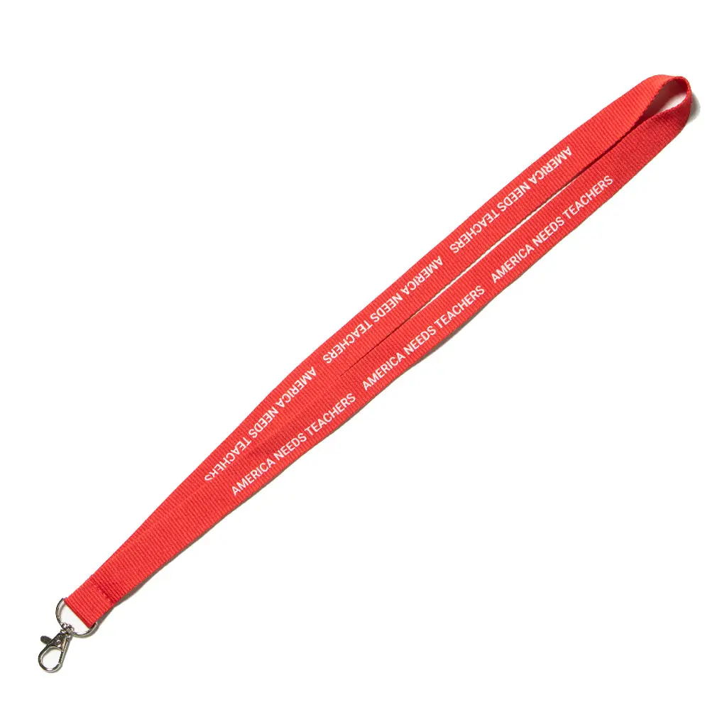 America Needs Teachers Lanyard 1