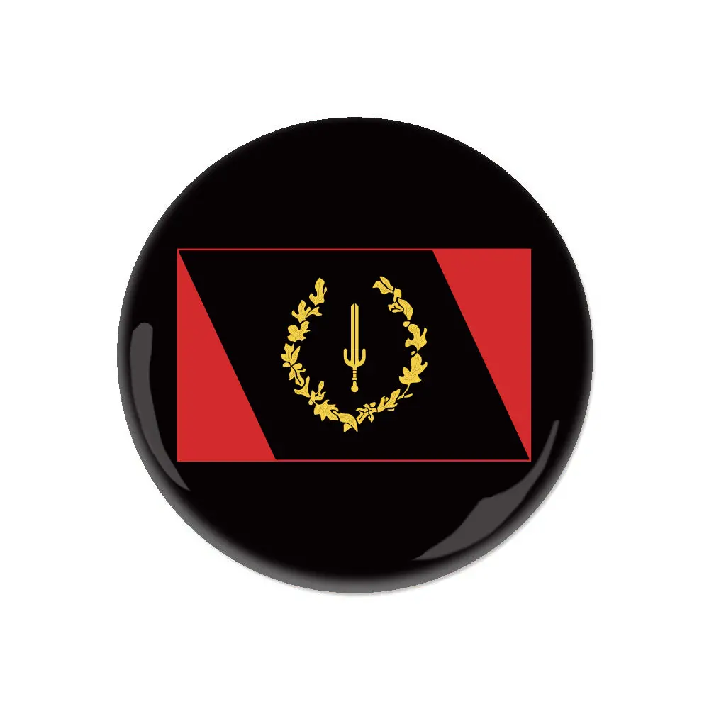 Black American Heritage Flag Button 1