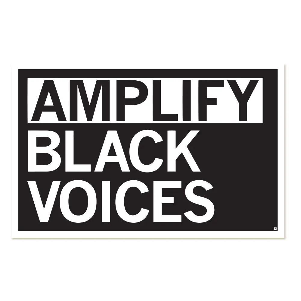 Amplify Black Voices Poster 1