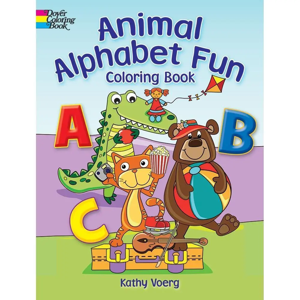 Animal Alphabet Fun Coloring Book 1