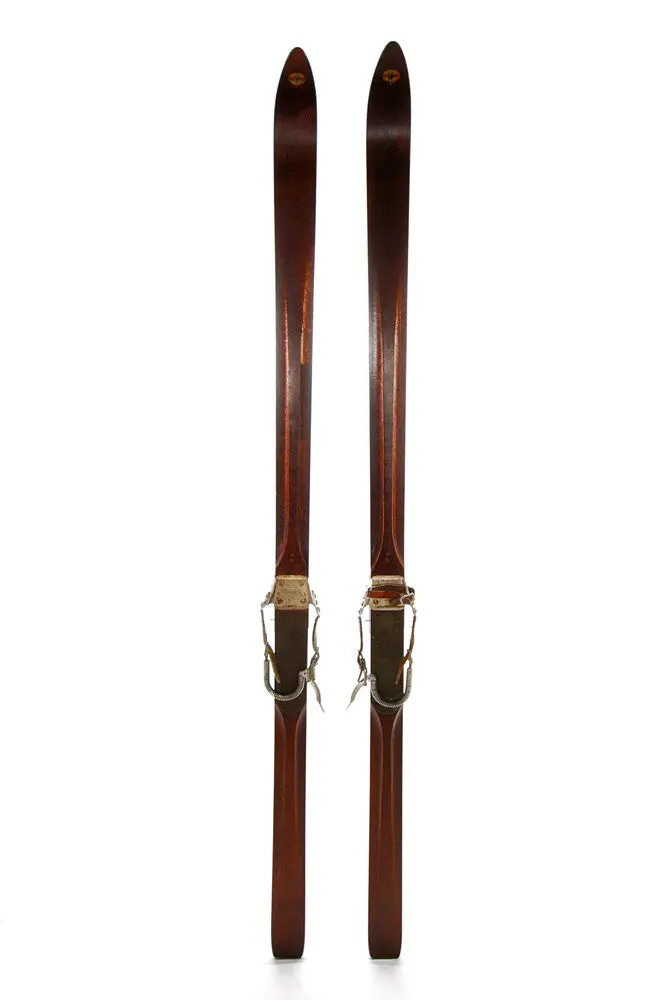 Antique Olympic Skis 1
