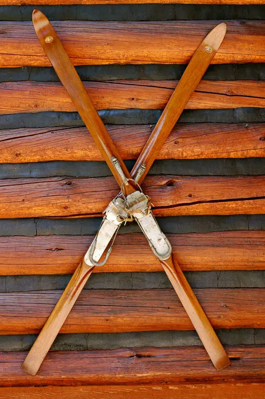 Antique Skis - Northland Northbilt Hickory Skis 1
