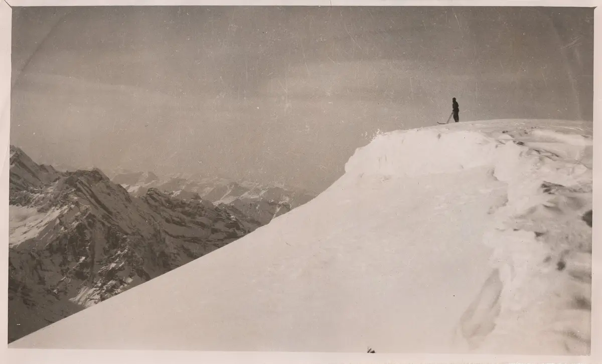 Old Swiss Ski Photo - Oberland 1