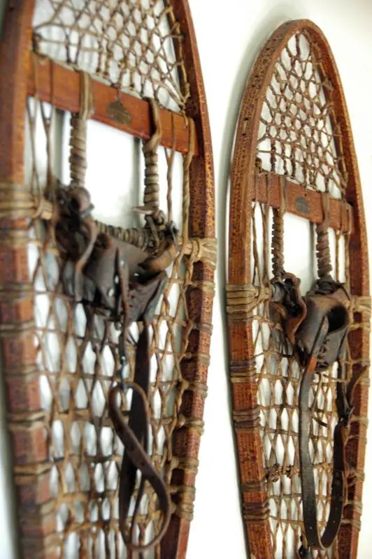 Vintage H.H. Saggahew Snowshoes 1