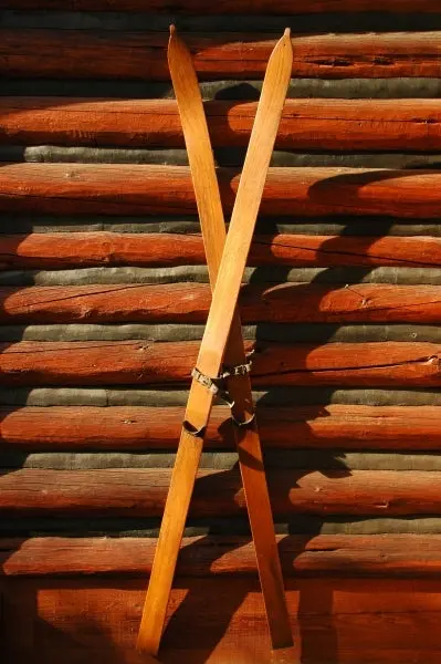 Antique Jumping Skis 1