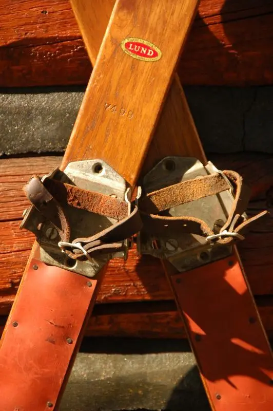 Antique Lund Co. Skis 1