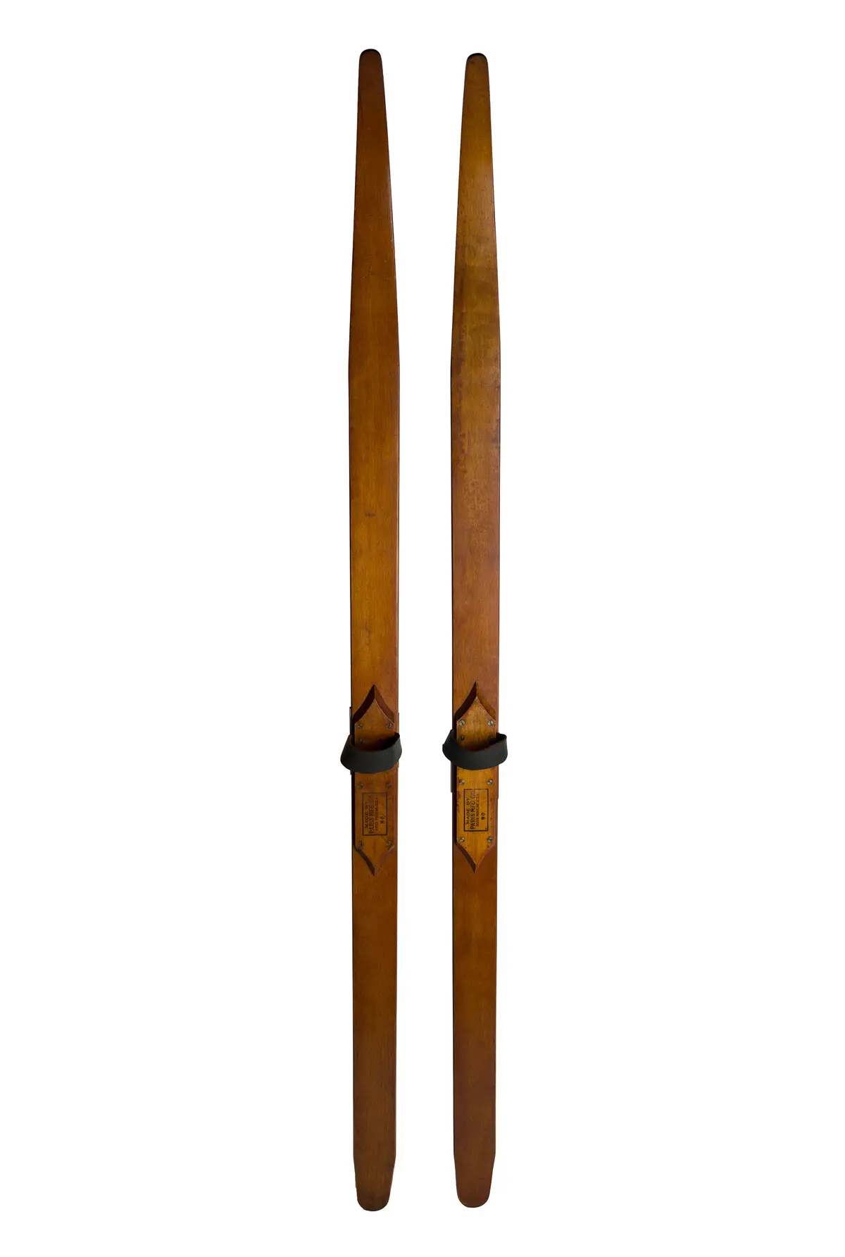 Antique Wooden Paris Manufacturing Co. Skis 1