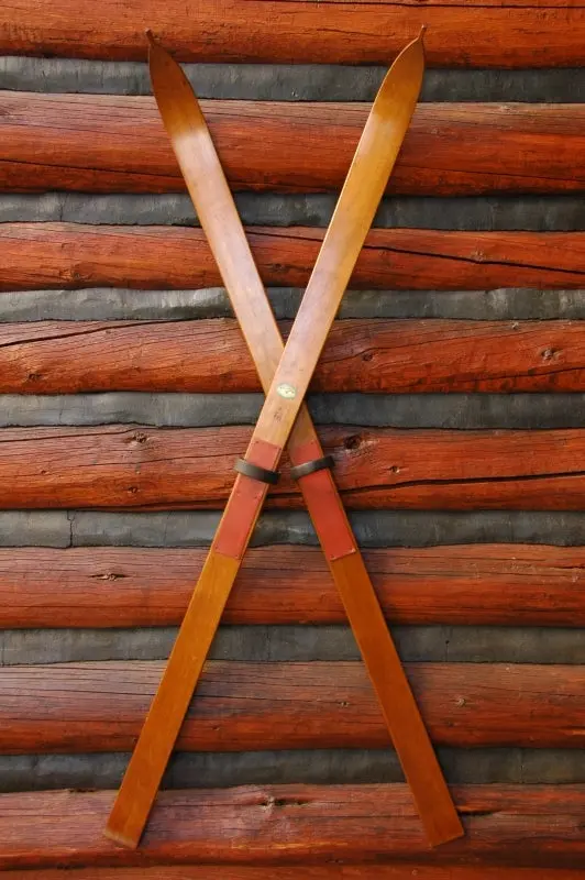 Antique Skis - Northland Maple Skis 1
