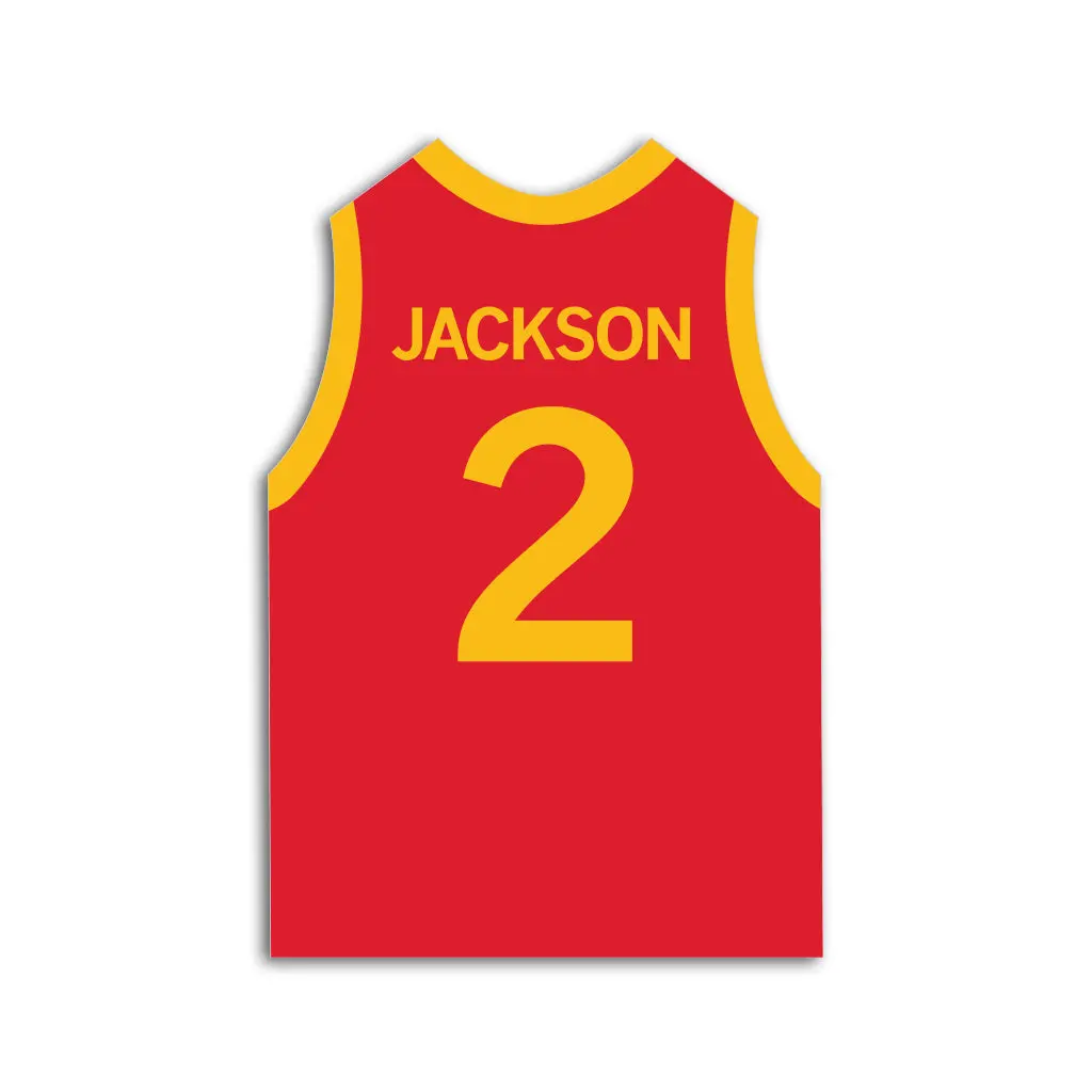 Arianna Jackson 2 Jersey Die-Cut Sticker 1