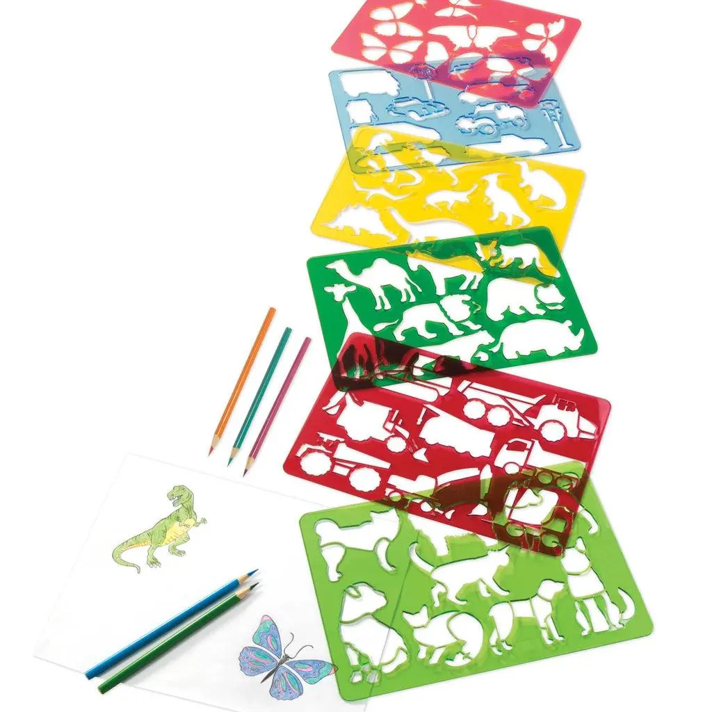 Art Box Stencils Assorted 1