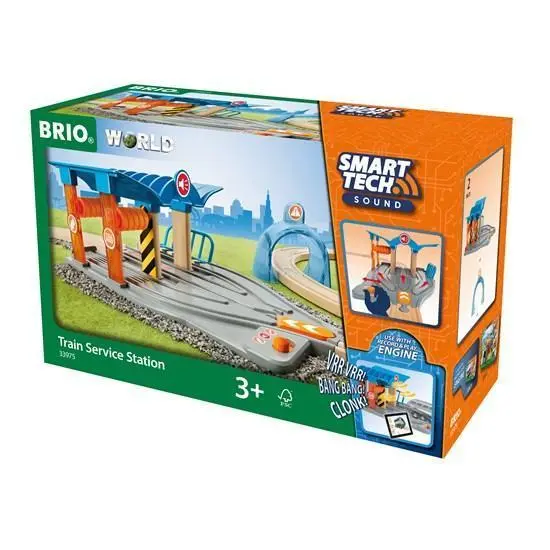Brio Smart Tech Sound Train Service Station 1