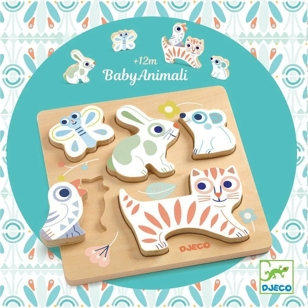 Baby Animals Wooden Puzzle 1