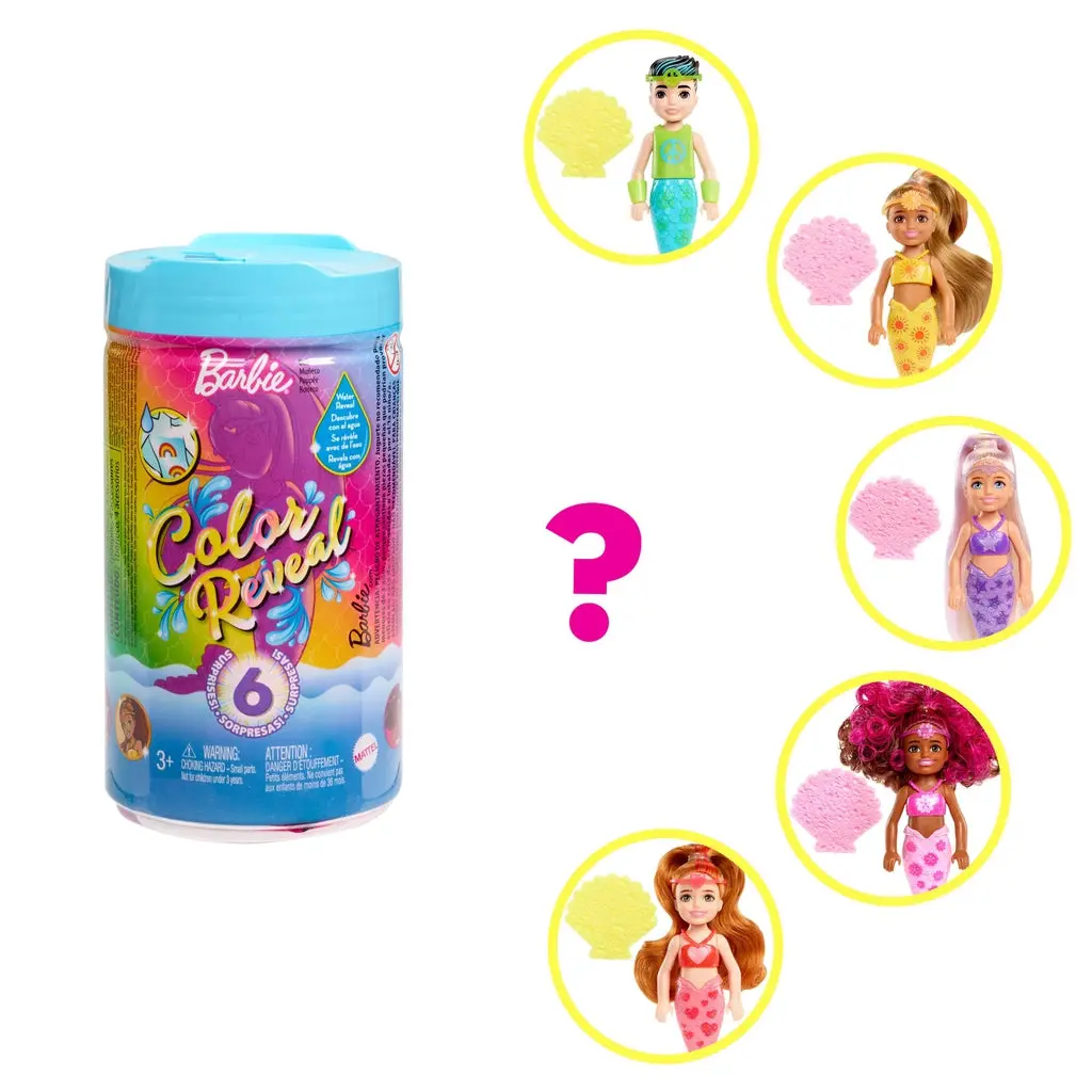Barbie Chelsea Color Reveal Mermaid Surprise Box 1